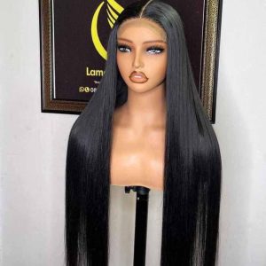 5 by 5 T closure mini bone straight